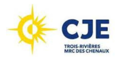 Le logo du CJE de Trois-Rivières