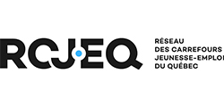 Logo RCJEQ (Réseau des Carrefours Jeunesse-Emploi du Québec)