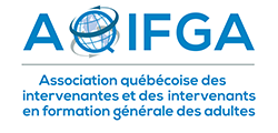 Logo AQIFGA - Association québécoise des intervenantes et des intervenants en formation générale des adultes